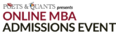 Online MBA Admissions Event logo