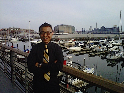 Zhiqiang Lin, first-year student at Johns Hopkins Carey Business School