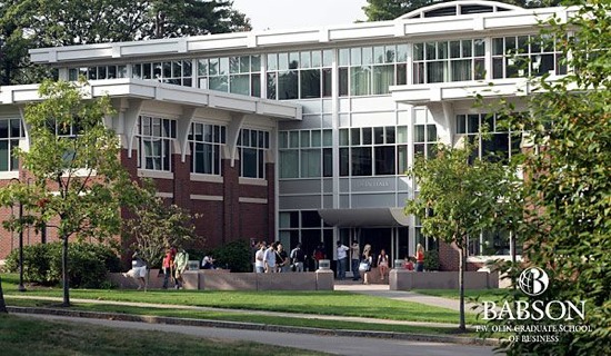 Babson College's Olin Graduate School of Business is ranked 54th among the top 100 business schools in the U.S. by Poets&Quants