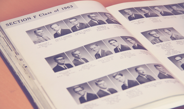 The yearbook for Harvard Business School's Class of 1963