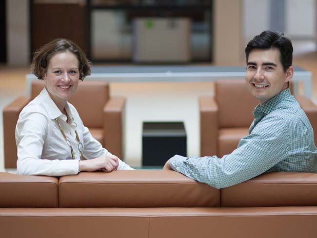 Amanda Rinderle and Jonas Clark are both second-year MBA students at Yale School of Management