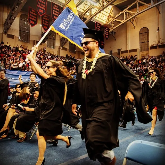 Students at The Wharton School's commencement. Courtesy photo