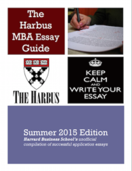 The new essay guide includes 16 successful essays written by this year's incoming HBS students