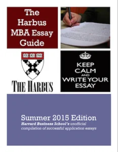 successful harvard business school essays