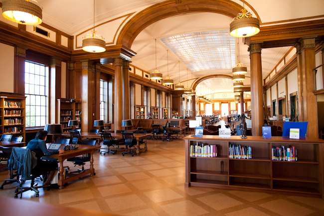 Harvard Business School's Baker Library