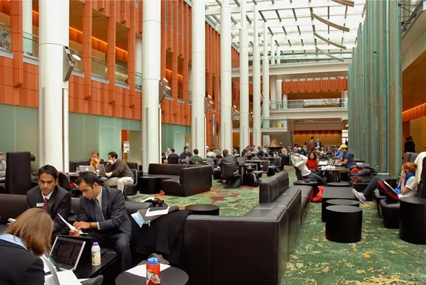 Interior of the Ross School of Business