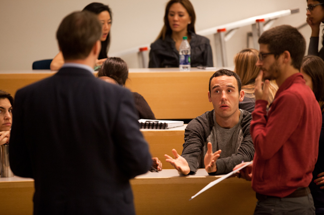 Class in the MIT Sloan School of Management - Ethan Baron photo
