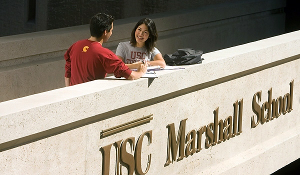 Marshall School of Business Los Angeles 2006 Rank: 21 Tuition and Fees: $88,800 Applicants Accepted: 23% Pre-MBA/Post-MBA Pay in $ Thousands: 60.0/95.0 In Brief: Alumni network is legendary, but job opportunities outside of Los Angeles are limited. USC Marshall Profile USC Marshall on Business Exchange