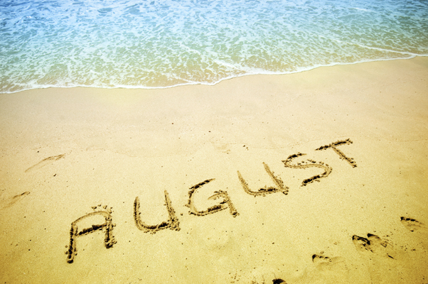 August Written on the Sand