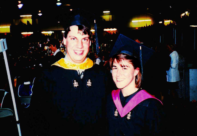 Rich and his future wife at HBS graduation, 1988