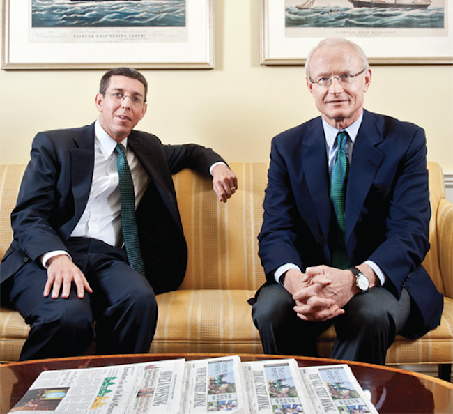 Study co-authors Jan Rivkin, left, and Michael Porter