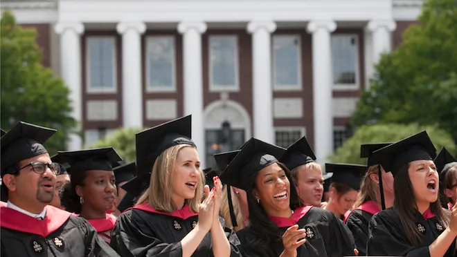 HBS students at graduation. Courtesy photo Learn more about the MBA M7