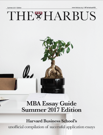 mba entrance essay examples