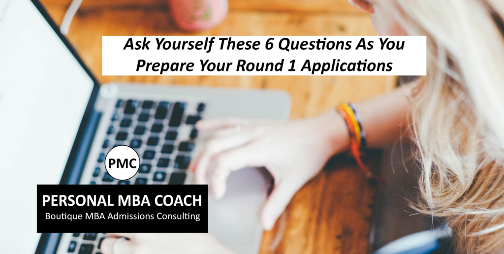 Questions round One MBA applicants should ask while preparing B-School applications,