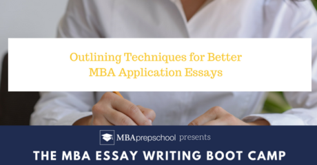 Permalink to: "Outlining Techniques for Better MBA Application Essays"
