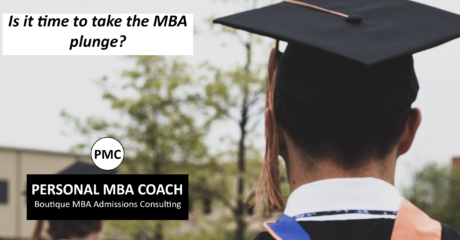Permalink to: "Is It Time To Take The MBA Plunge And Apply To B-School This Year?"