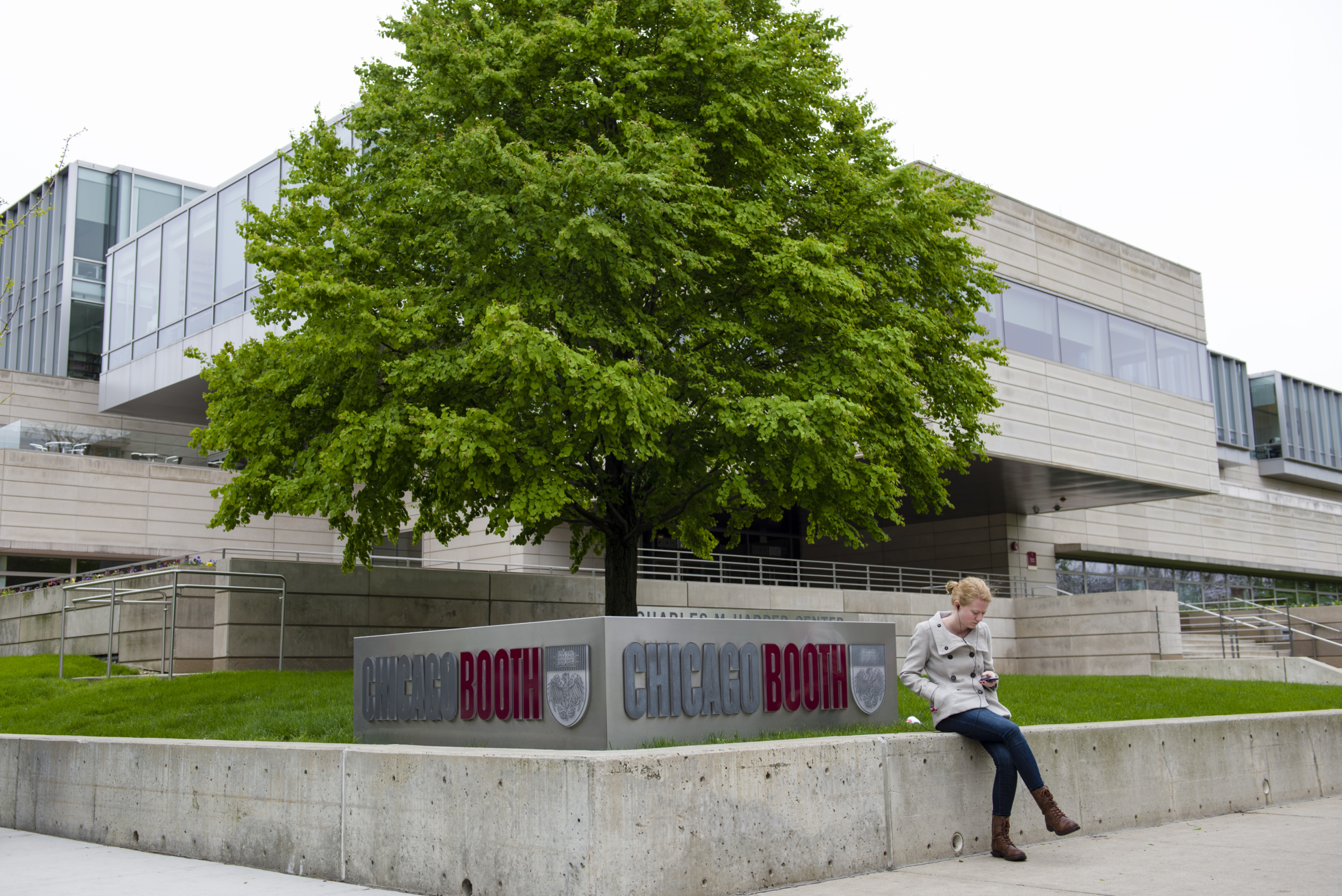 University of chicago booth school of business hi-res stock