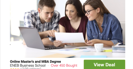 Permalink to: "A Groupon Deal For A $299 Online MBA"