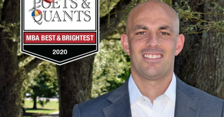 Permalink to: "2020 Best & Brightest MBA: Brent Quimby, Dartmouth College (Tuck)"