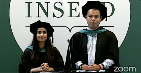 Permalink to: "At INSEAD, The School’s First MBA Virtual Commencement"
