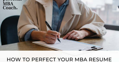 Permalink to: "How To Perfect Your MBA Resume"