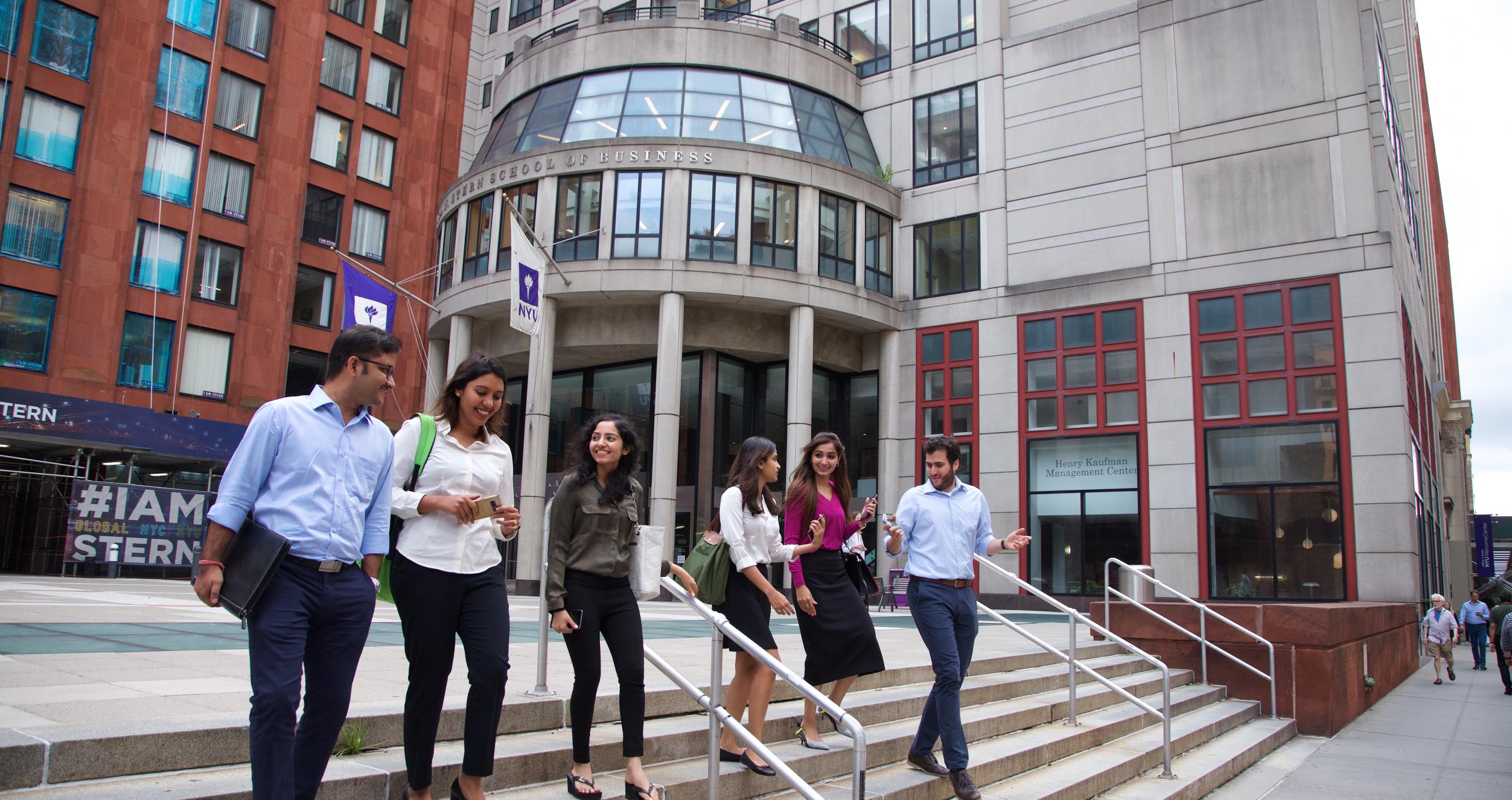 Poets&Quants Apps Down & Admits Up In NYU Stern's MBA Class Of 2024