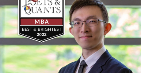 Permalink to: "2022 Best & Brightest MBA: Peter Zhang, University of Toronto (Rotman)"