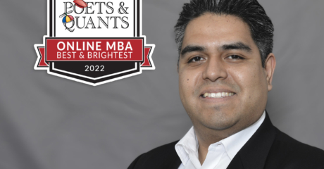 Permalink to: "2022 Best & Brightest Online MBA: Juventino Uriarte, Rice University (Jones)"