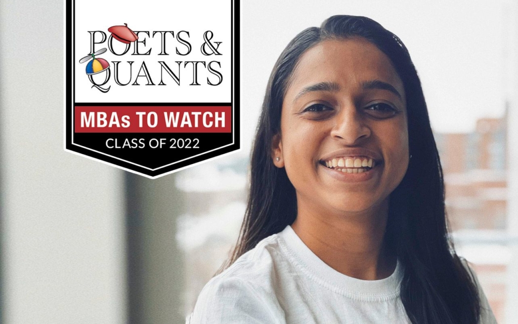 Poets&Quants | 2022 MBA To Watch: Bhavana Balakrishnan, Northwestern ...