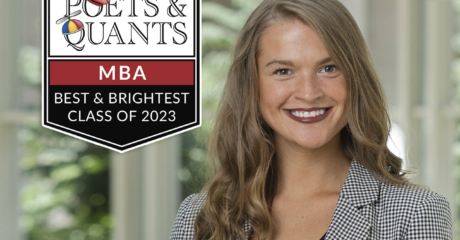Permalink to: "2023 Best & Brightest MBA: Elizabeth “Elle” Berger, Washington University (Olin)"