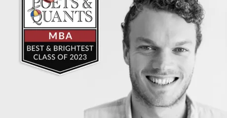 Permalink to: "2023 Best & Brightest MBA: Wouter Jaspers, IE Business School"