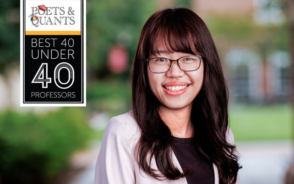 Congrats to Szu-Han (Joanna) Lin of the Terry College of Business, University of Georgia for being named a 2023 Best 40-Under-40 MBA Professor.