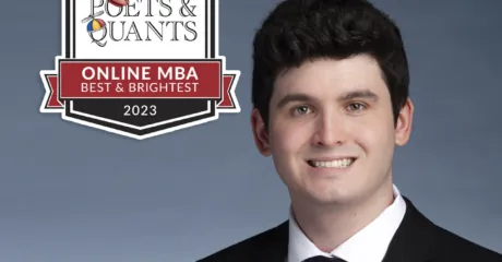 Permalink to: "2023 Best & Brightest Online MBA: Daniel Ribeiro, University of Florida (Warrington)"