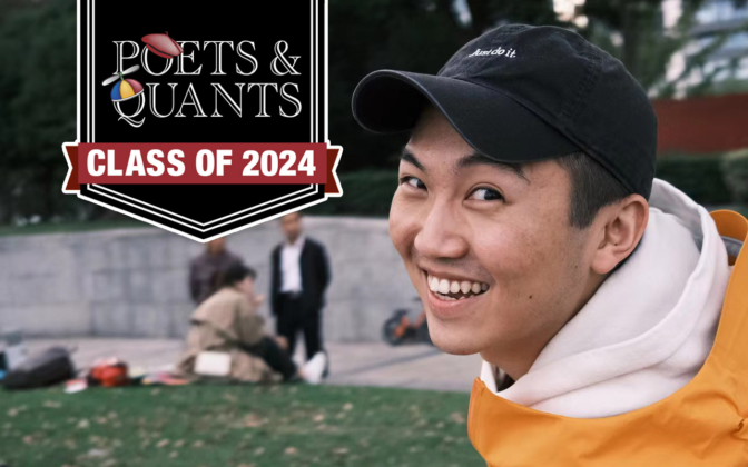 Poets&Quants | Meet The MBA Class Of 2024: Steven (Hongyi) Huang ...