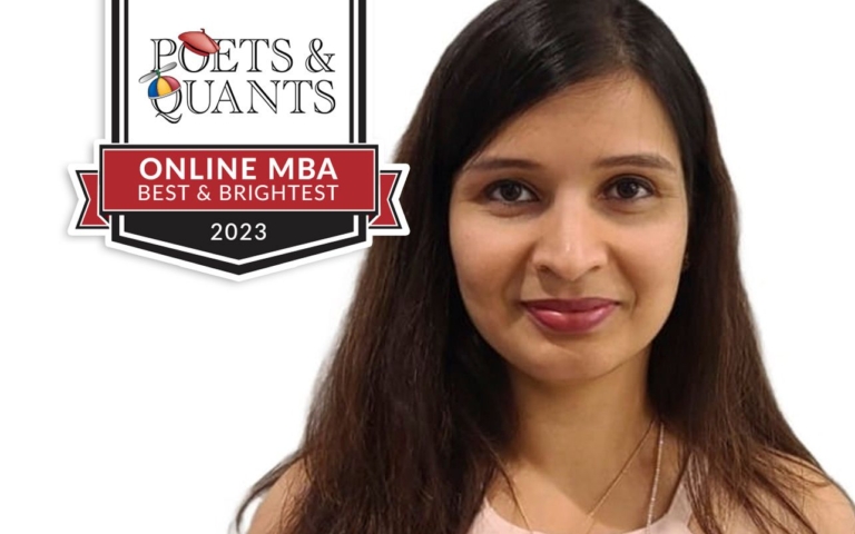 Poets&Quants | 2023 Best & Brightest Online MBA: Sai Sravanthi ...