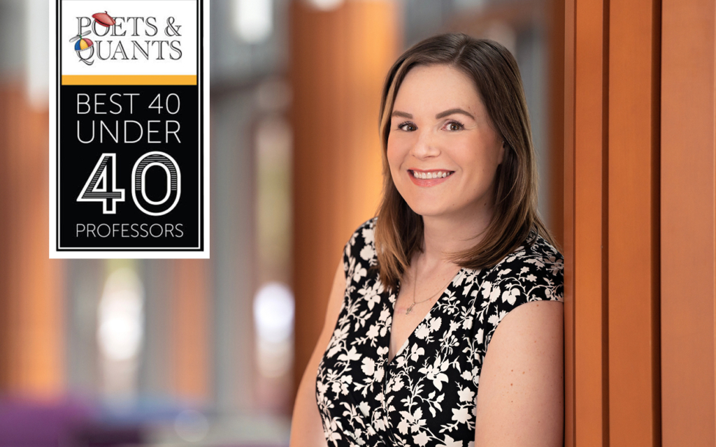 Congrats to Kate Eaton of the W. P. Carey School of Business, Arizona State University for being named a 2023 Best 40-Under-40 MBA Professor.