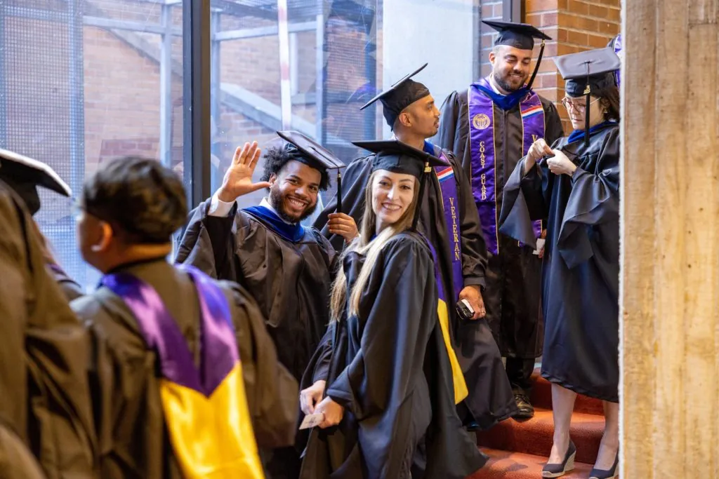 University of Washington Foster School of Business Hybrid MBA students at graduation this spring. Courtesy photo