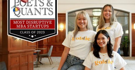 Permalink to: "2023 Most Disruptive MBA Startups: Goldie, Rice University (Jones)"