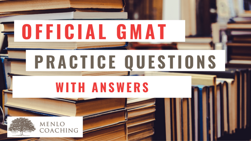 GMAT practice questions