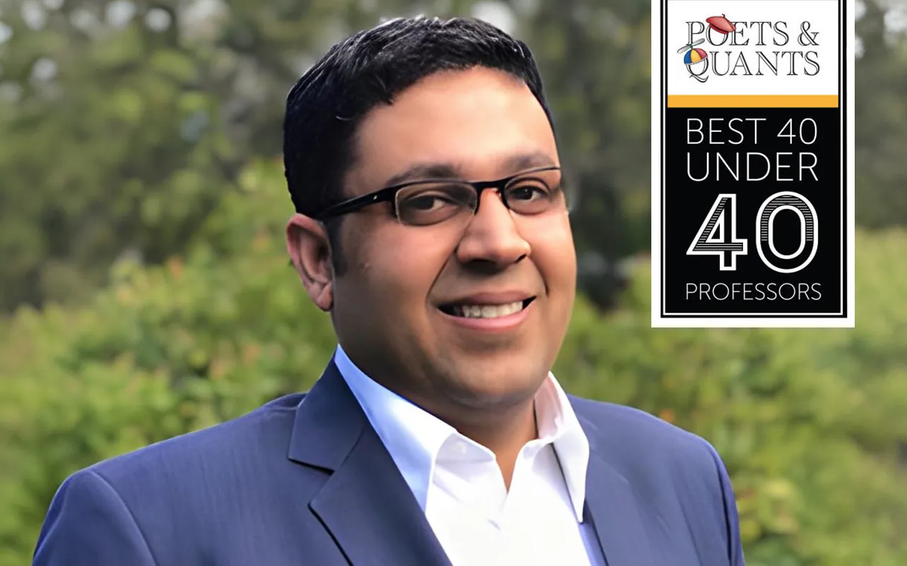 Poetsandquants 2024 Best 40 Under 40 Mba Professors Gaurav Chiplunkar