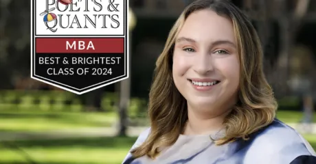 Permalink to: "2024 Best & Brightest MBA: Samantha Simon, USC (Marshall)"