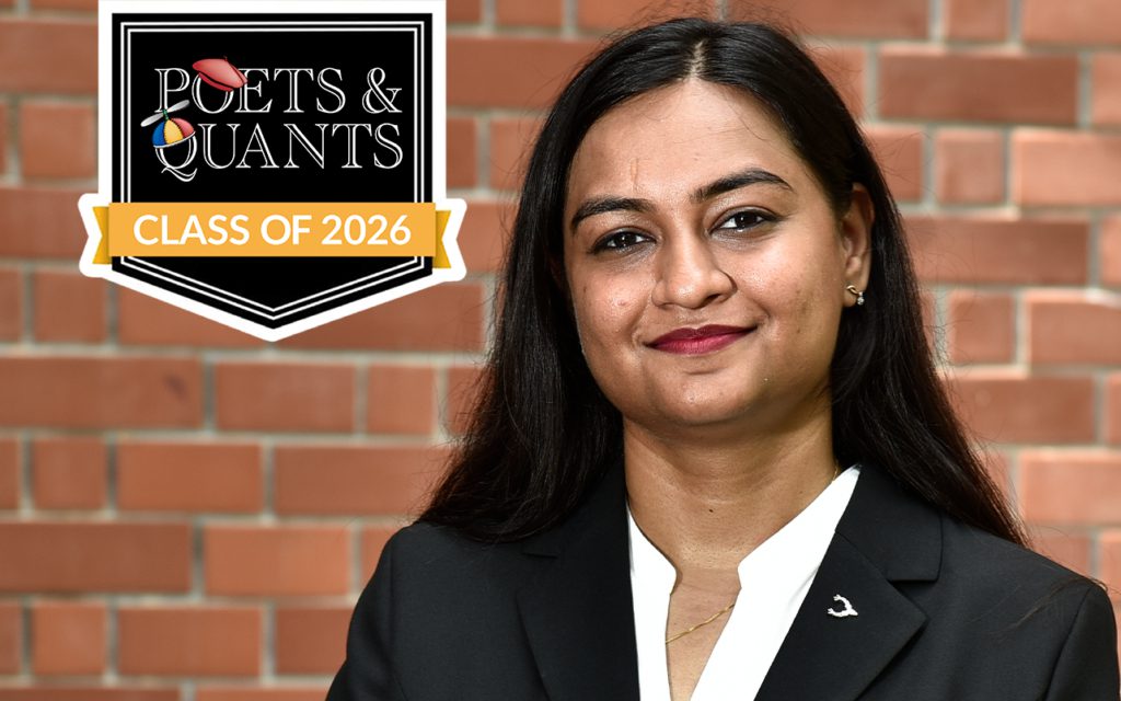 Poets&Quants | Meet the MBAEx Class of 2026: Amravi Shah, Indian ...