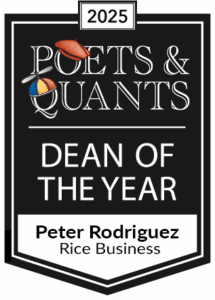 Dean of the Year: Peter Rodriguez at Rice Business