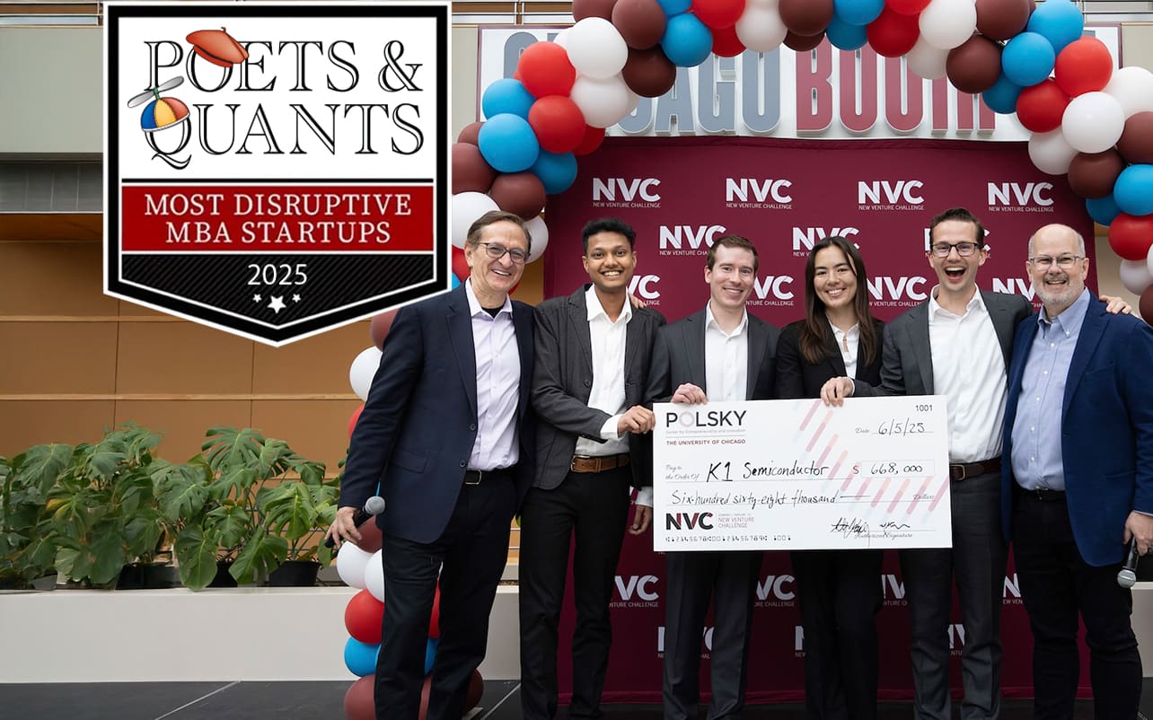 2025 Most Disruptive MBA Startups: K1 Semiconductor, University of Chicago (Booth)