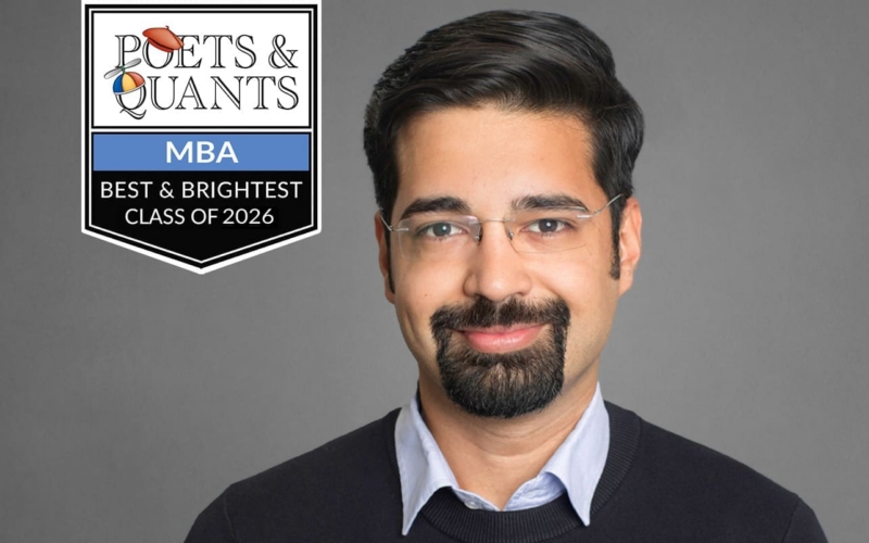 2026 Best & Brightest MBA: Harshwardhan Singh, Wharton School