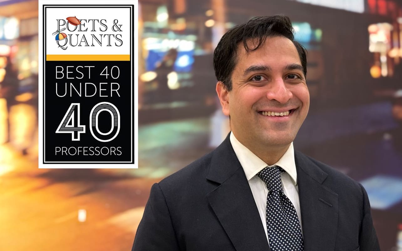 2026 Best 40-Under-40 Business Professors: Arpit Gupta, NYU Stern School of Business