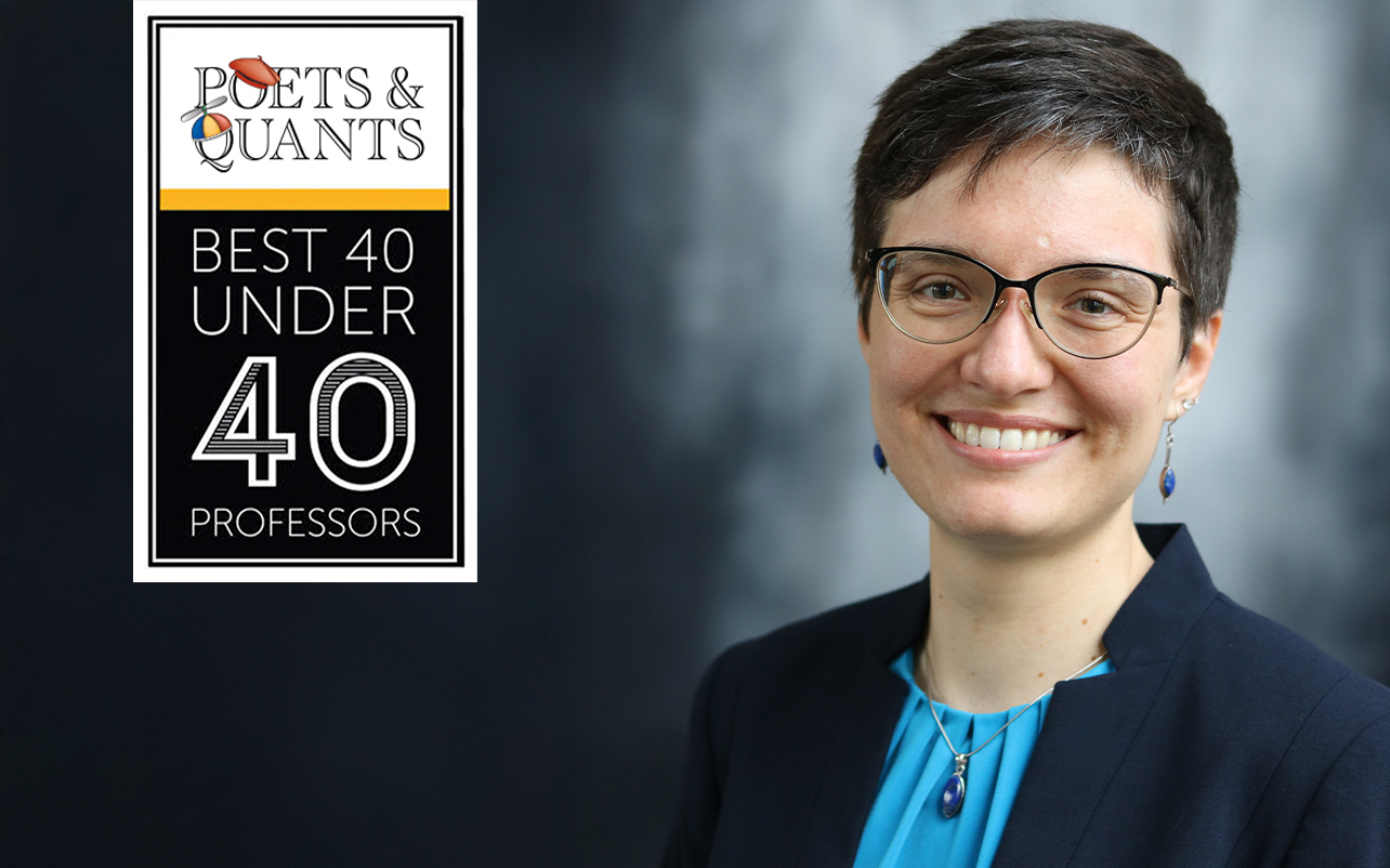 2026 Best 40-Under-40 Business Professors: Elena Prager, Simon Business School, University of Rochester